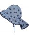 Лятна детска шапка с UV 50+ защита Sterntaler - 53 cm, 2-4 години, синя - 3t