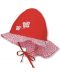 Лятна детска шапка с UV 30+ защита Sterntaler - Червена с пеперуди, 51 cm, 18-24 месесца - 1t