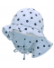 Лятна шапка с UV 50+ защита Sterntaler - На точки, за момиче, 47 cm, 9-12 месеца, синя - 1t