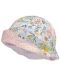 Лятна шапка с периферия Maximo, розова с цветя - 1t