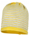Лятна плетена шапка Maximo - Жълта/сива - 1t
