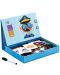 Магнитна образователна игра Deli - Лица  в кутия, карти, 82 елемента - 2t