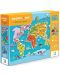 Магнитна игра Dodo - Карта на света, 118 части - 1t