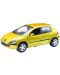 Метална количка Newray - Peugeot 206 CC, жълта, 1:32 - 1t