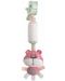 Мека играчка с дрънкалка Canpol - Pastel Friends, розова - 1t
