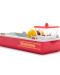 Метална играчка Siku - Пожарна лодка с пикап, 1:50 - 3t