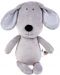 Мека играчка за гушкане Bali Bazoo - Dog, 28 cm, сива - 1t