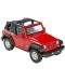 Метална количка Toi Toys Welly - Jeep Wrangler Кабрио, червена - 1t