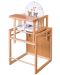 Мека подложка за дървено столче за хранене New Baby - Мечета - 2t