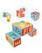 Мека играчка Ludi - Магически куб, Зайо - 3t