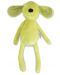 Мека играчка за гушкане Bali Bazoo - Dog, 28 cm, зелена - 3t