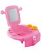 Мини мивка с тоалетка OK Baby - Спейс, розова - 1t