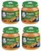 Моето първо пюре Nestle Gerber Organic - Морков и сладък картоф, 4 х 125 g  - 1t