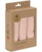 Муселинови кърпи Lassig - Cozy Care, 30 х 30 cm, 3 броя, розови - 6t
