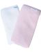 Муселинови кърпи Mycey - розова и бяла, 2 броя - 1t