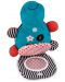 Музикална играчка с дрънкалка Canpol - Sea Turtle, синя - 3t