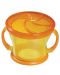 Чашка за храна Munchkin - С капаче, оранжева - 1t