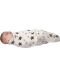 Муселинова антистрес пелена за новородено Sevi Baby - Сиви звезди - 2t