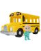 Музикална играчка Cocomelon - Училищен автобус, с фигура JJ - 3t
