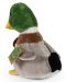Музикална плюшена играчка Rappa Еко приятели - Зеленоглава патица, 17 cm - 4t