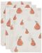 Муселинови кърпи-спарчета Jollein - Pear, 15 х 20 cm, 3 броя - 1t