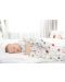 Муселинова пелена Sevi Baby - 120 x 100 cm, веселите буби - 4t