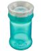 Неразливаща се чаша с мек силиконов ръб Vital Baby - 360°, 280 ml, зелена - 2t