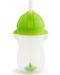 Munchkin Чаша със сламка Weighted Flexi-Straw Cup 284ml зелен - 1t