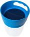 Неразливаща се чаша за снакс Mamacup - Синя, 400 ml - 3t