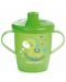 Нетечаща чаша с твърд накрайник Canpol - Toys, 250 ml, зелена - 1t