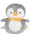 Нощна лампа и прожектор Moni Toys - Snuggly, Penguin - 1t