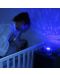 Нощна лампа-проектор Cloud B - Морска костенурка, синя - 4t