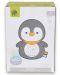 Нощна лампа и прожектор Moni Toys - Snuggly, Penguin - 4t