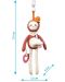 Образователна играчка за количка Babyono Play More - Ленивецът Леон - 9t
