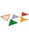 Образователен комплект Smart Baby - Конструктивни триъгълници, големи - 2t