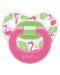 Ортодонтска залъгалка Wee Baby  - 6-18 месеца, розова с фламингота - 1t