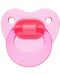 Ортодонтна залъгалка Wee Baby Candy,  0-6 месеца, розова - 1t