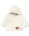 Памучно бебешко палтенце Sterntaler - Агънце, 62 cm, екрю - 1t