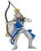 Фигурка Papo The Medieval Era – Рицар на Синия дракон, с лък и стрела - 1t