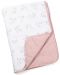 Памучно одеяло Doomoo - Dream, 75 x 100 cm, Spring pink - 1t
