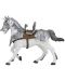 Фигурка Papo The Medieval Era – Конят на рицаря в броня - 1t