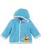 Плюшено бебешко палтенце Sterntaler - Вълк, 62 cm, синьо - 1t
