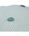 Плетена възглавница Lassig - Dots, 25 х 25 cm, мента - 3t