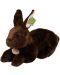 Плюшена играчка Rappa Еко приятели - Кафяво зайче, стоящо, 36 cm - 1t