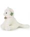 Плюшена играчка Rappa Еко приятели - Бяла котка, седяща, 25 cm - 3t