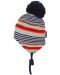 Плетена бебешка шапка Sterntaler - На райе, 51 cm, 18-24 месеца - 3t