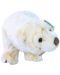 Плюшена играчка Rappa Еко приятели - Бяла мечка, стояща, 33 cm - 1t