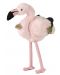 Плюшена играчка Rappa Еко приятели - Розово фламинго, 34 cm - 1t