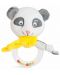Плюшена бебешка дрънкалка Амек Тойс - Панда, 16 cm - 1t