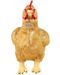 Плюшена играчка Rappa Еко приятели - Домашна кокошка с яйце, 33 cm - 2t